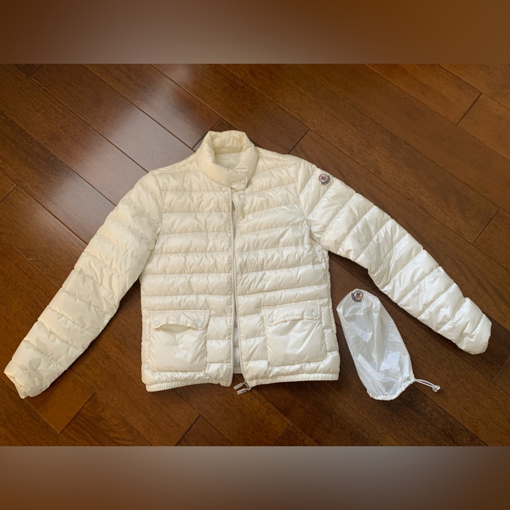 Moncler Lans quilted down jacket Ivory size 2